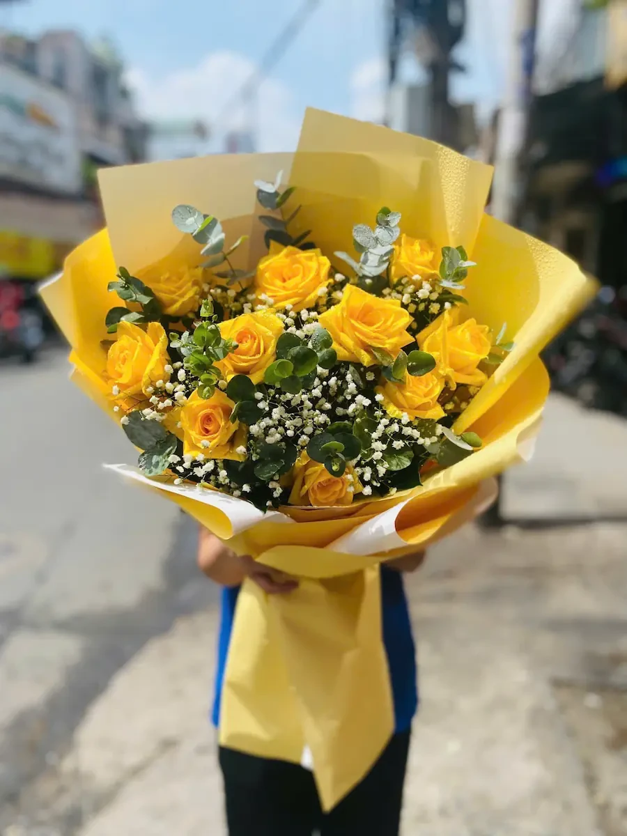 Bó hoa gửi nắng cho em