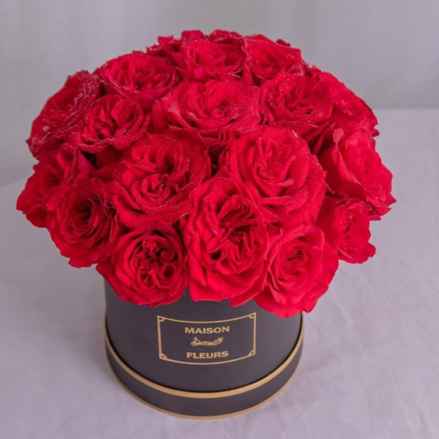 Giỏ hoa hồng đỏ only rose
