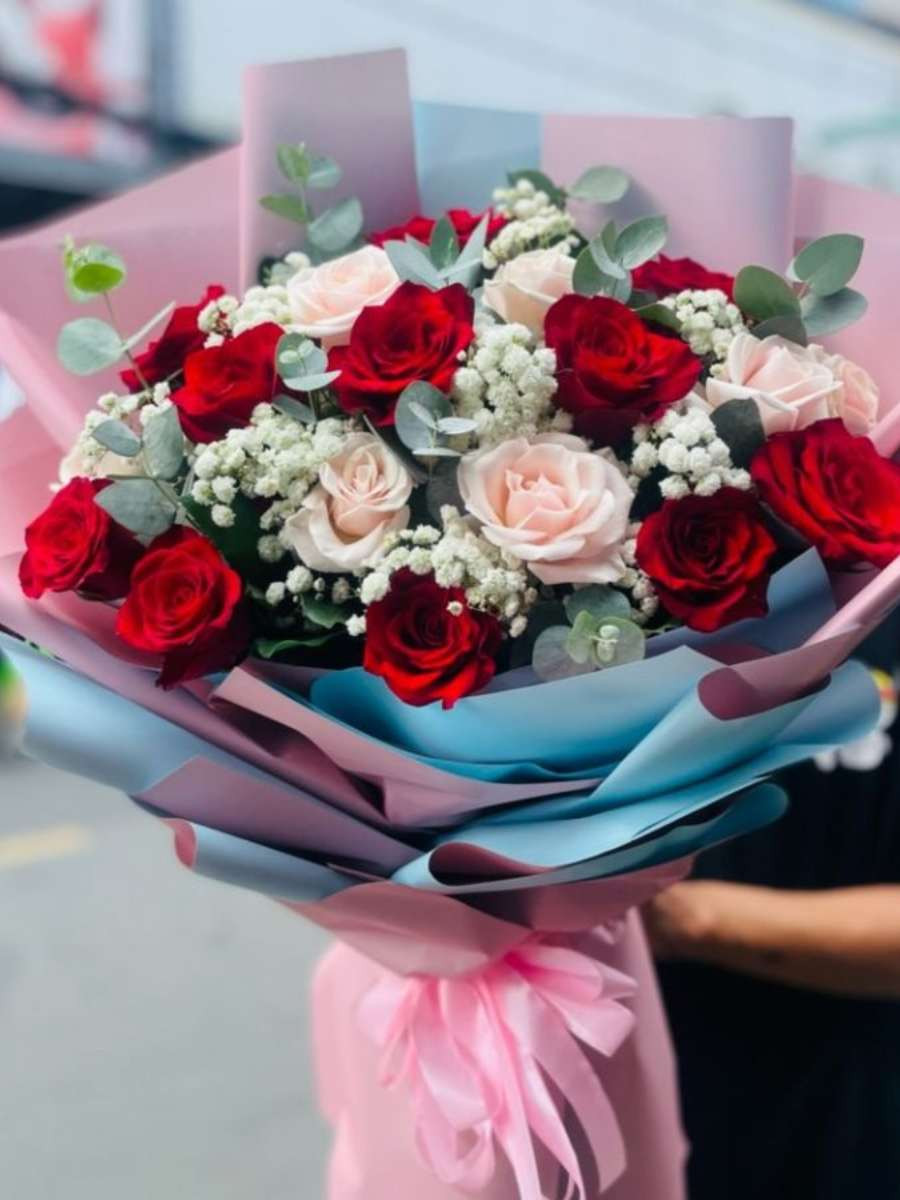 Bó hoa tặng vợ yêu em mãi mãi