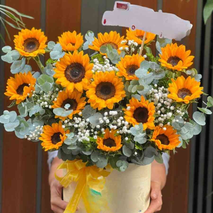 Giỏ hoa khúc nhạc thiên nhiên