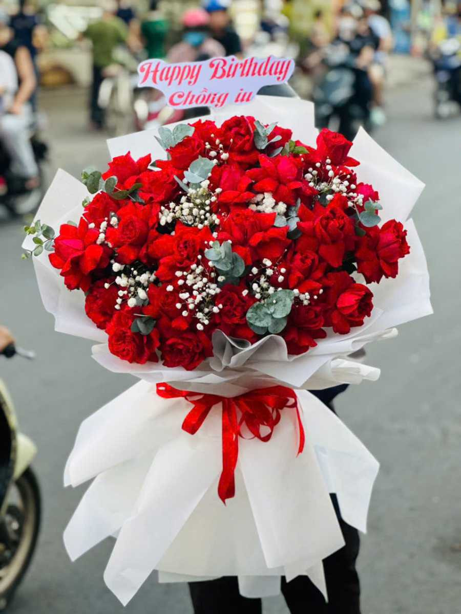 Bó hoa tổ hợp nắng