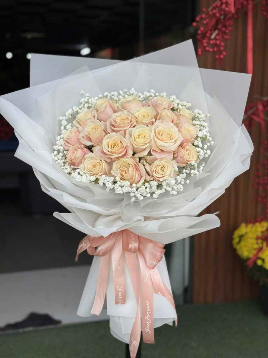 Bó hoa giọt nước tinh khôi