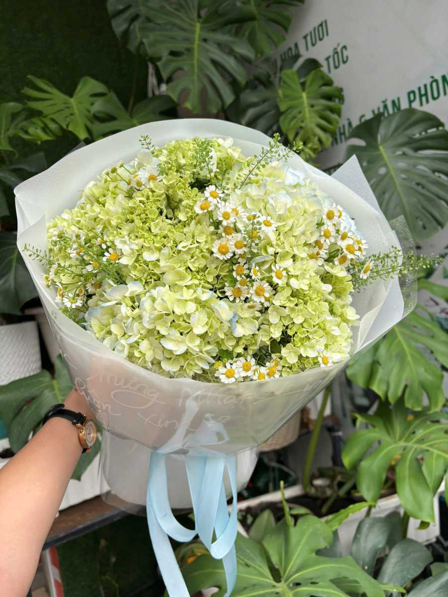 Bó hoa hương xuân nồng nàn