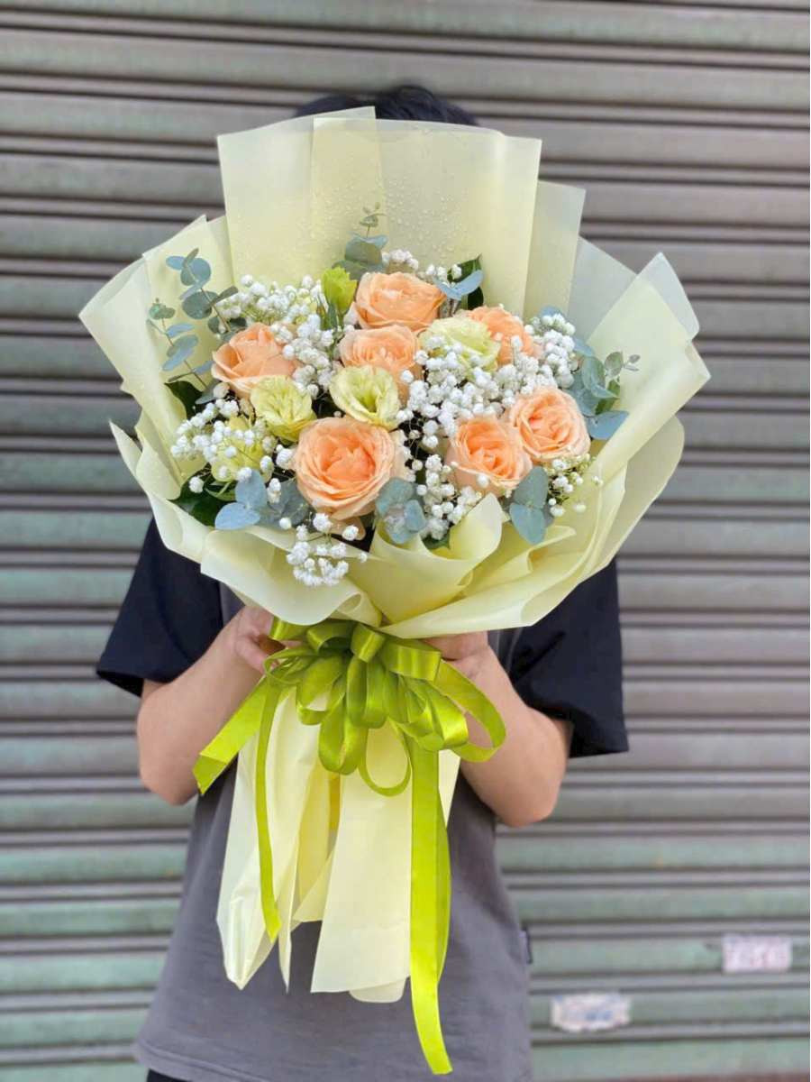 Bó hoa toả sáng niềm vui