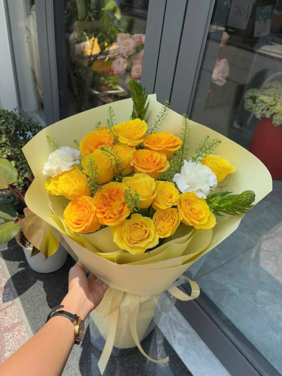 Bó hoa kết nối yêu thương