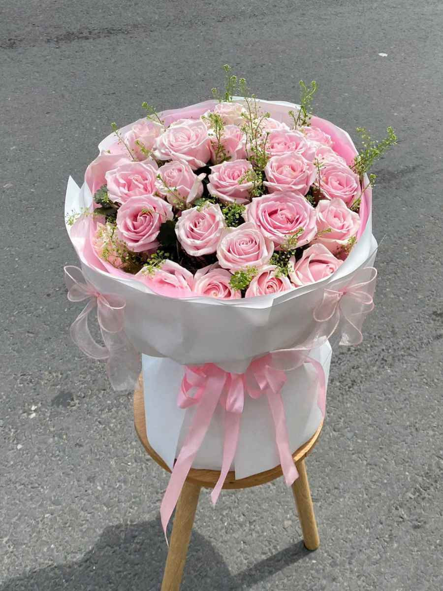 Bó hoa dịu dàng và thướt tha