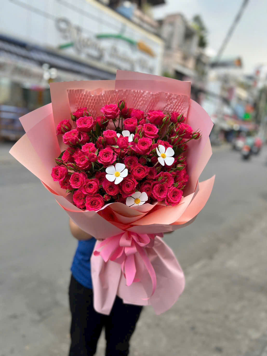 Bó hoa hồng nước
