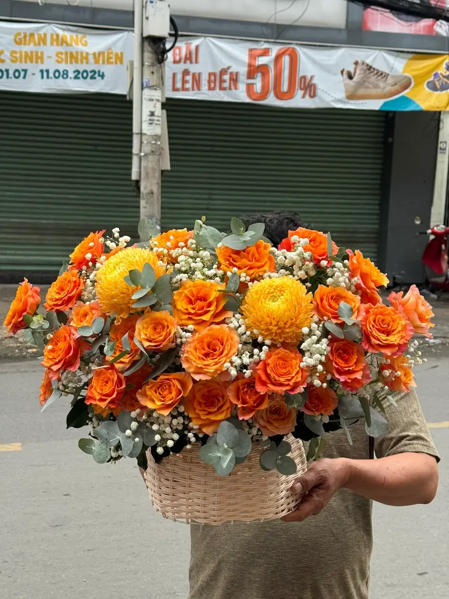 Giỏ hoa Autumn Glow
